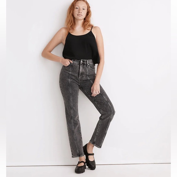 Madewell The Perfect Vintage Straight Jean in Meaford Wash Seam Edition - SZ 26 - Picture 1 of 9